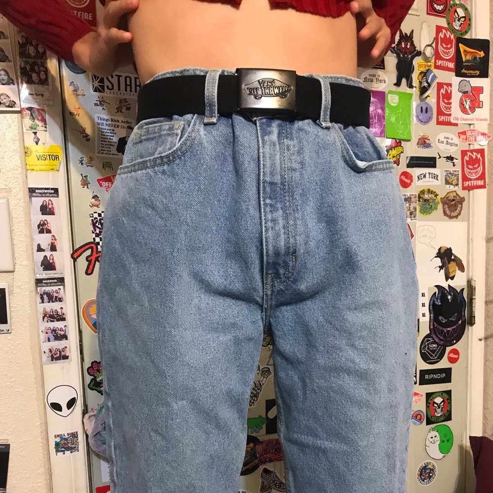 American Apparel high waisted mom jeans